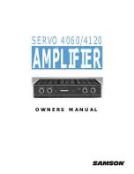 Preview for 1 page of Samson 4060/4120 Owner'S Manual