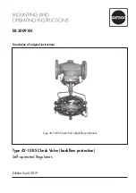 Preview for 1 page of Samson 42-10 RS Mounting And Operating Instructions