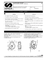 Samson 506 SERIES Spare Parts & Operator'S Manual предпросмотр