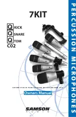 Samson 7KIT Owner'S Manual preview