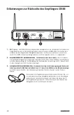 Предварительный просмотр 40 страницы Samson Airline 88 Owner'S Manual