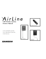 Samson Airline AM1 Owner'S Manual preview