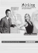 Samson AirLine SYNTH AR300 Owner'S Manual preview