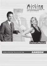 Samson AirLine SYNTH Owner'S Manual preview