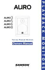 Preview for 1 page of Samson AURO3 Owner'S Manual