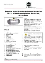 Preview for 1 page of Samson BR 31a DAP Operating, Assembly And Maintenance Instructions