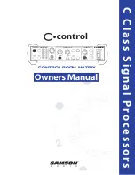 Samson C-Control Owner'S Manual preview