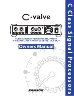 Samson C-valve Owner'S Manual preview