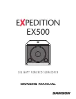 Samson Expedition EX500 Owner'S Manual preview