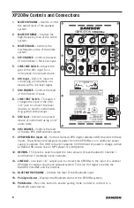 Предварительный просмотр 6 страницы Samson Expedition XP208w Owner'S Manual