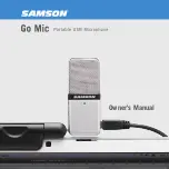 Samson Go Mic Owner'S Manual preview