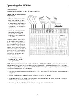 Preview for 20 page of Samson MDR 16 Owner'S Manual