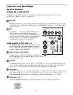 Preview for 10 page of Samson MDR 8 Owner'S Manual