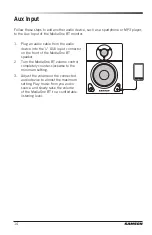 Предварительный просмотр 14 страницы Samson MEDIAONE BT3 Owner'S Manual