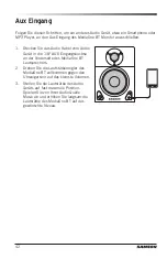 Предварительный просмотр 42 страницы Samson MEDIAONE BT3 Owner'S Manual