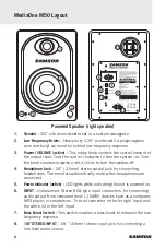 Preview for 8 page of Samson MediaOne M50 Owner'S Manual