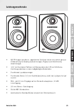 Preview for 25 page of Samson MediaOne M50 Owner'S Manual