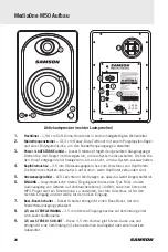 Preview for 28 page of Samson MediaOne M50 Owner'S Manual