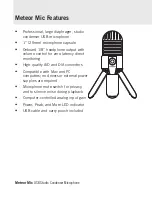 Preview for 5 page of Samson Meteor Mic Manual