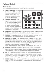 Preview for 16 page of Samson MIXPAD MXP144 Owner'S Manual