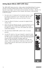 Preview for 8 page of Samson MXP124 Owner'S Manual