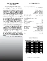 Предварительный просмотр 2 страницы Samson Power Amplifier Servo 120 Specification Sheet