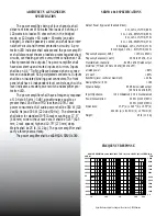 Предварительный просмотр 2 страницы Samson Power Amplifier Servo 4060 Specification Sheet