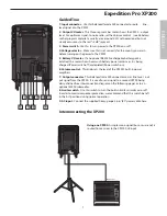 Предварительный просмотр 9 страницы Samson Power Amplifier XP200 Owner'S Manual