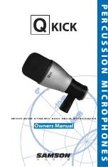 Samson QKICK Owner'S Manual preview