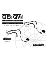 Samson QV Owner'S Manual preview