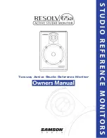 Preview for 1 page of Samson Resolv 65a  RESOLV65A RESOLV65A Owner'S Manual