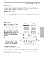 Preview for 33 page of Samson Resolv 65a  RESOLV65A RESOLV65A Owner'S Manual