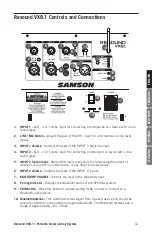 Preview for 11 page of Samson Resound VX8.1 Owner'S Manual