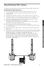 Preview for 13 page of Samson Resound VX8.1 Owner'S Manual