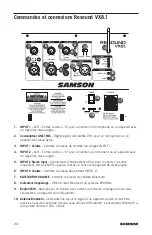 Preview for 24 page of Samson Resound VX8.1 Owner'S Manual