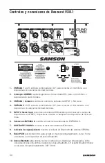 Preview for 50 page of Samson Resound VX8.1 Owner'S Manual