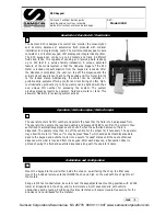 Samson RFX Keypad 2190 Parts And Technical Service Manual preview