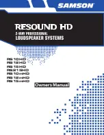 Preview for 1 page of Samson RS10HD Owner'S Manual