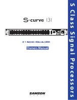 Preview for 1 page of Samson S curve 131 Owner'S Manual