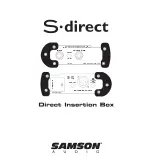 Preview for 1 page of Samson S-direct Owner'S Manual