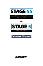 Samson Stage 5 Owner'S Manual preview