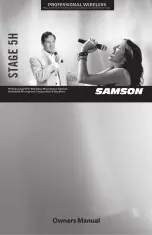 Samson STAGE 5H Owner'S Manual preview