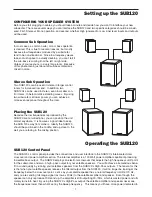 Предварительный просмотр 8 страницы Samson SUB 120 Owner'S Manual