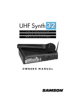 Samson SYNTH32 Owner'S Manual preview