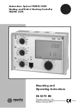 Preview for 1 page of Samson TROVIS 5575 Mounting And Operating Instructions