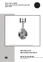 Предварительный просмотр 1 страницы Samson Valve Series Mounting And Operating Instructions