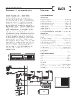 Preview for 2 page of Samson ZM75 Specification Sheet