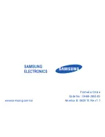 Preview for 1 page of Samsung 100705 User Manual