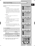 Preview for 21 page of Samsung 14F2, 14F3, 14H4, 14H5, 14S1, Owner'S Instructions Manual