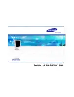 Samsung 150s - SyncMaster 150 S Owner'S Manual предпросмотр